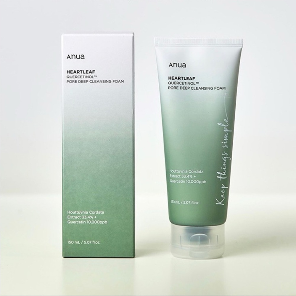 ANUA Heartleaf Quercetinol Pore Deep Cleansing Foam 150ml AUTHENTIC